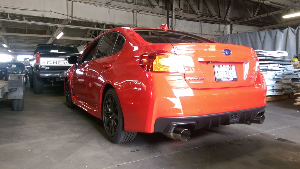 2015 Subaru WRX with Invidia N1 cat-back exhaust